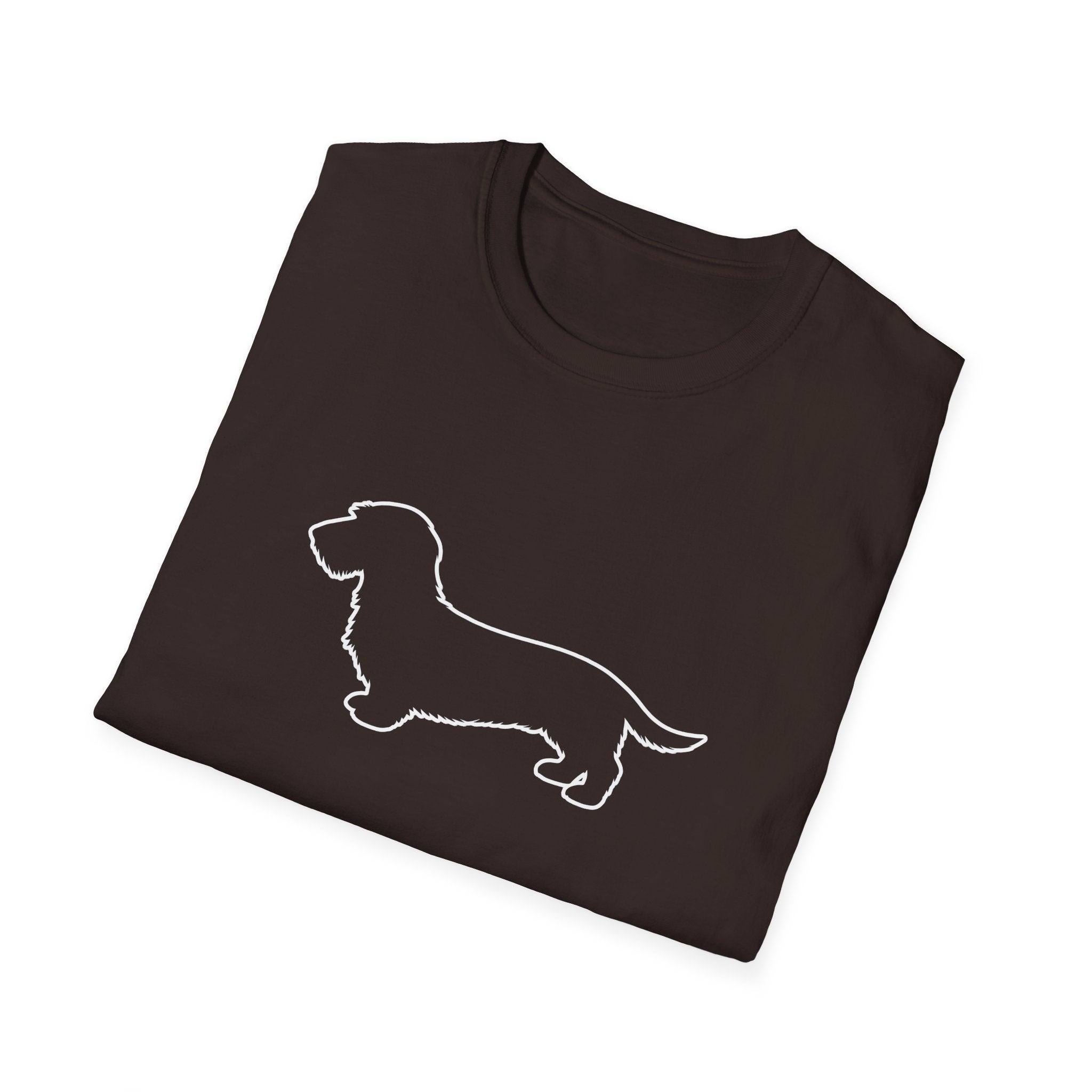 Wire Hair Dachshund Silhouette T-Shirt