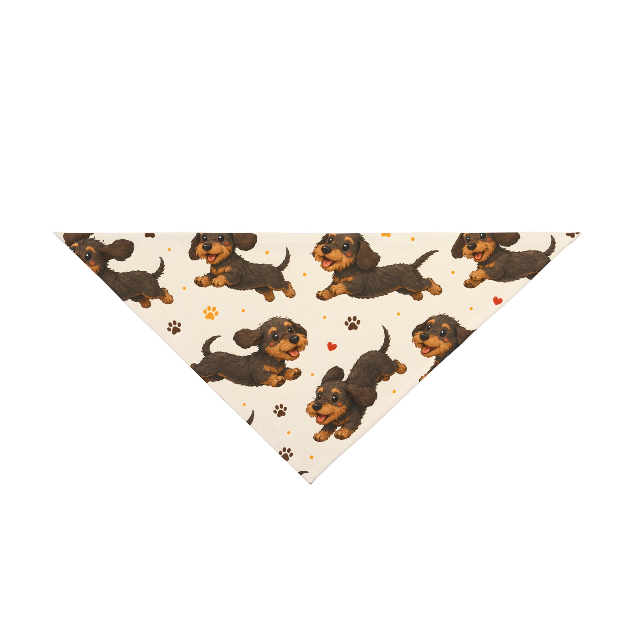 Running Wire Hair Dachshund Dog Bandana