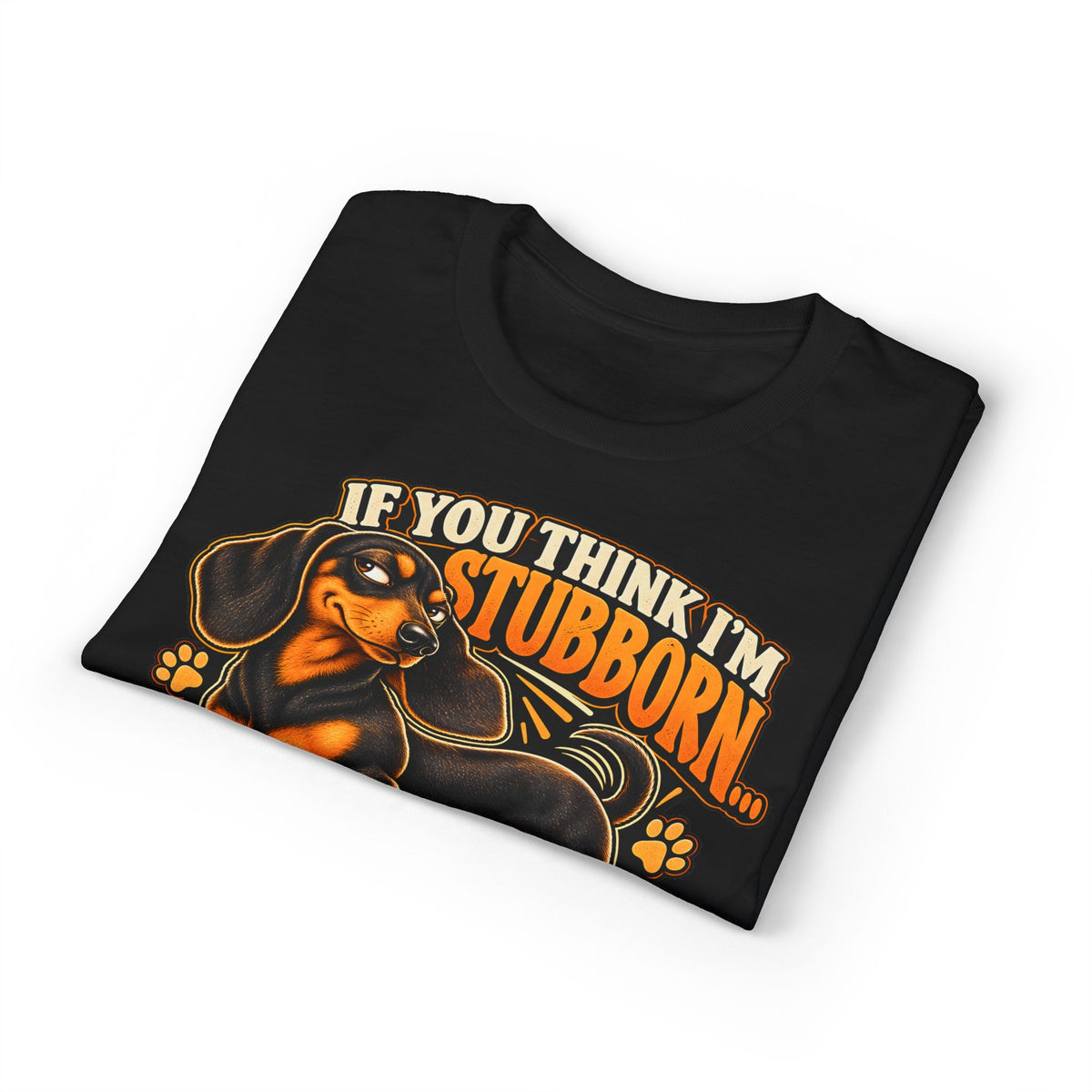 If You Think I'm Stubborn You Should Meet My Weiner Dog T-Shirt