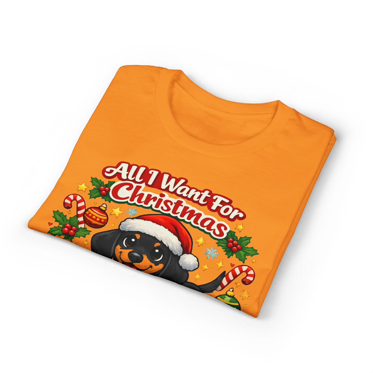 All I Want For Christmas Is A Weiner Dog T-Shirt