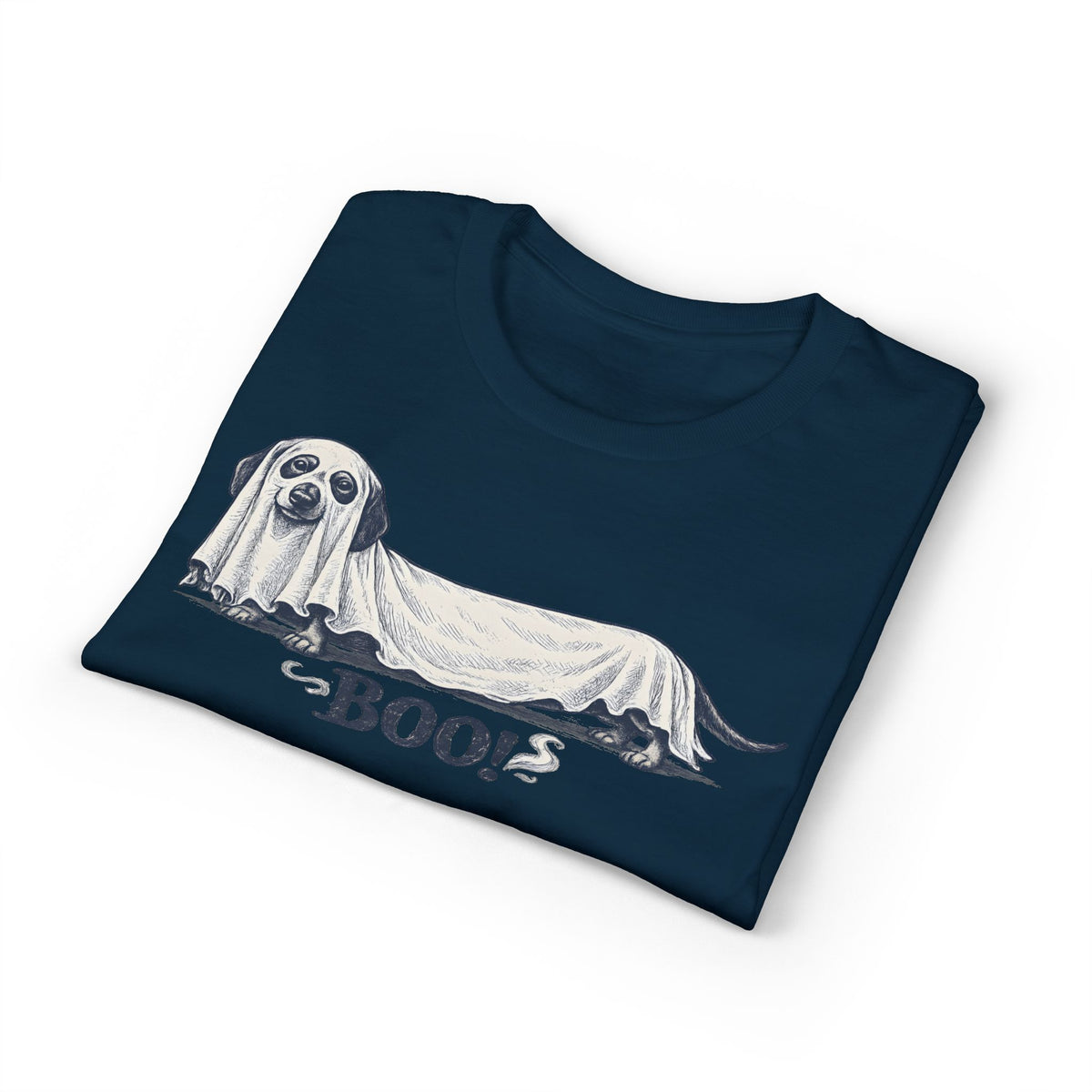 Long Dachshund Ghost Boo T-Shirt