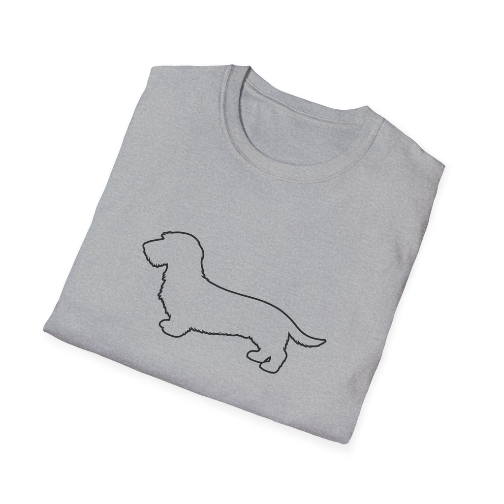 Wire Hair Dachshund Silhouette T-Shirt