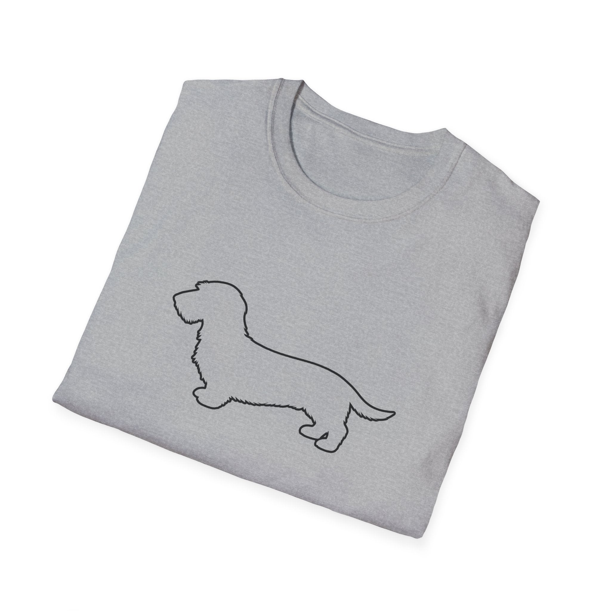 Wire Hair Dachshund Silhouette T-Shirt