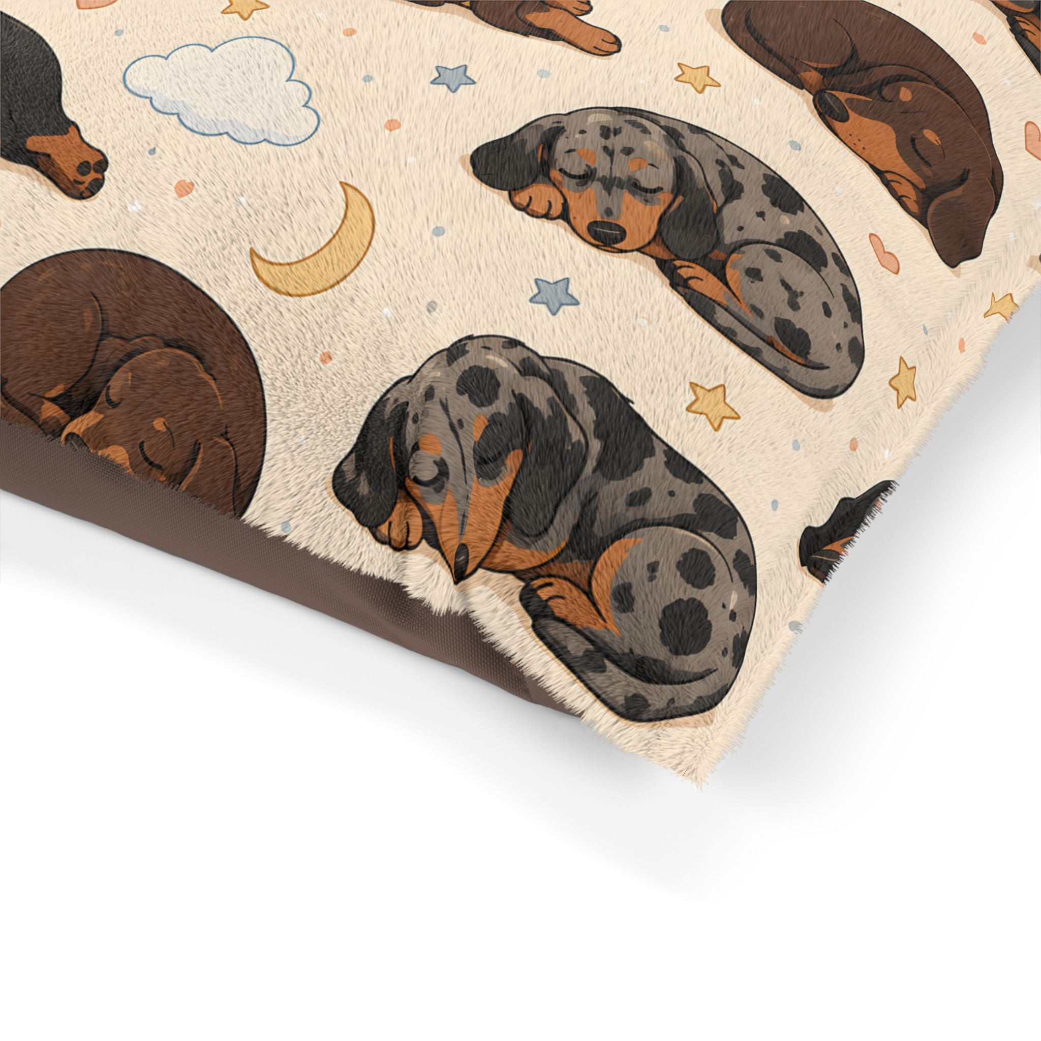 Sleeping Short Hair Dachshunds Dog Bed