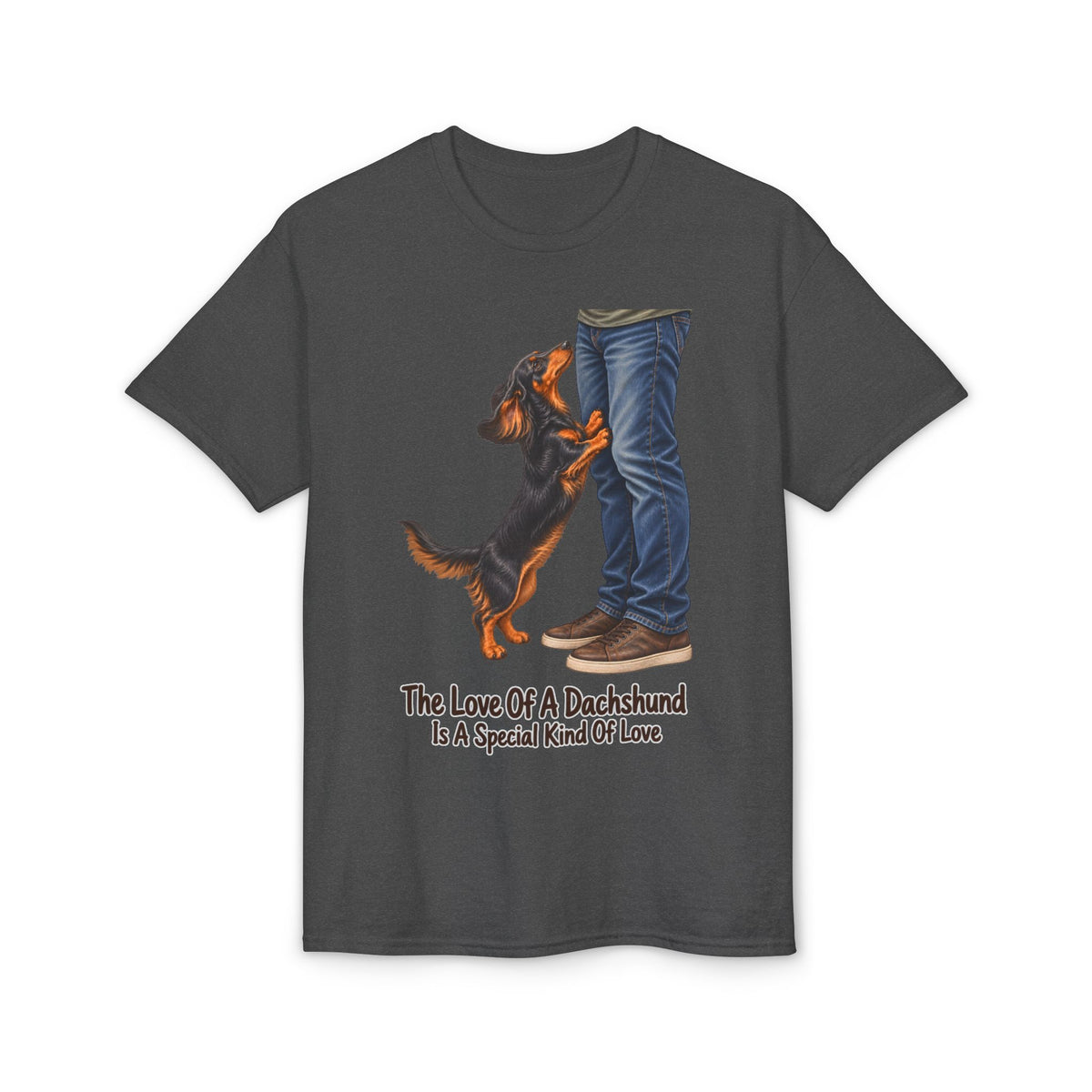 The Love Of A Dachshund Is A Special Kind Of Love Long Hair Men's T-Shirt