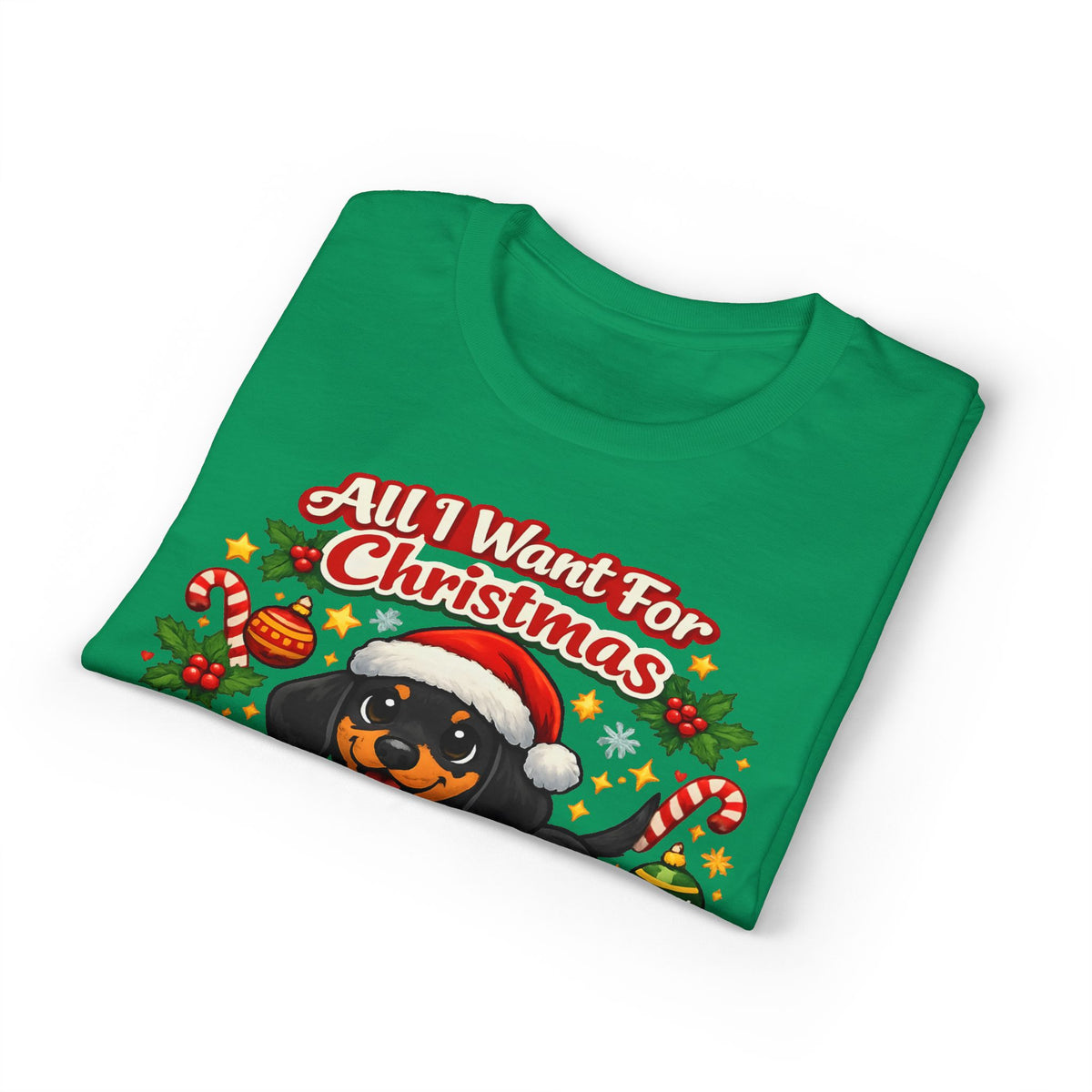 All I Want For Christmas Is A Weiner Dog T-Shirt