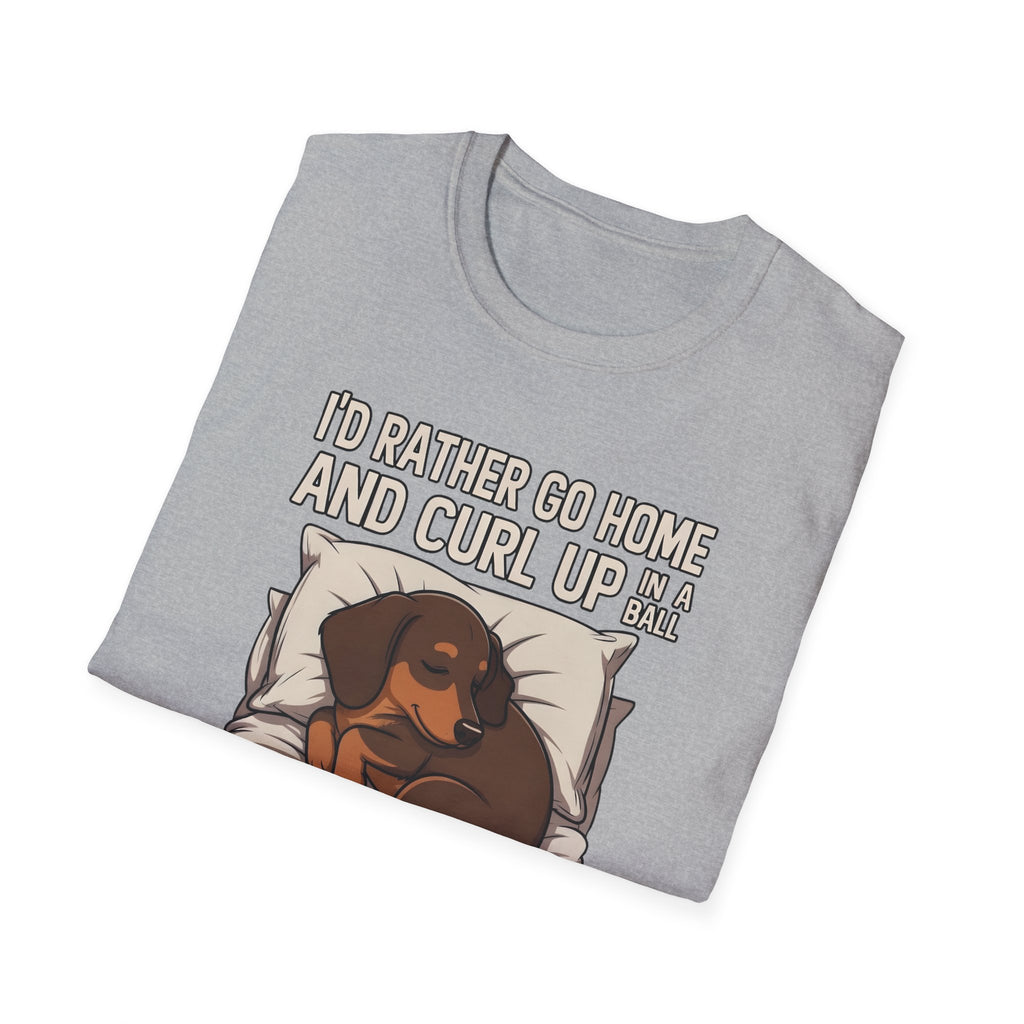 I'd Rather Curl Up In A Ball T-Shirt