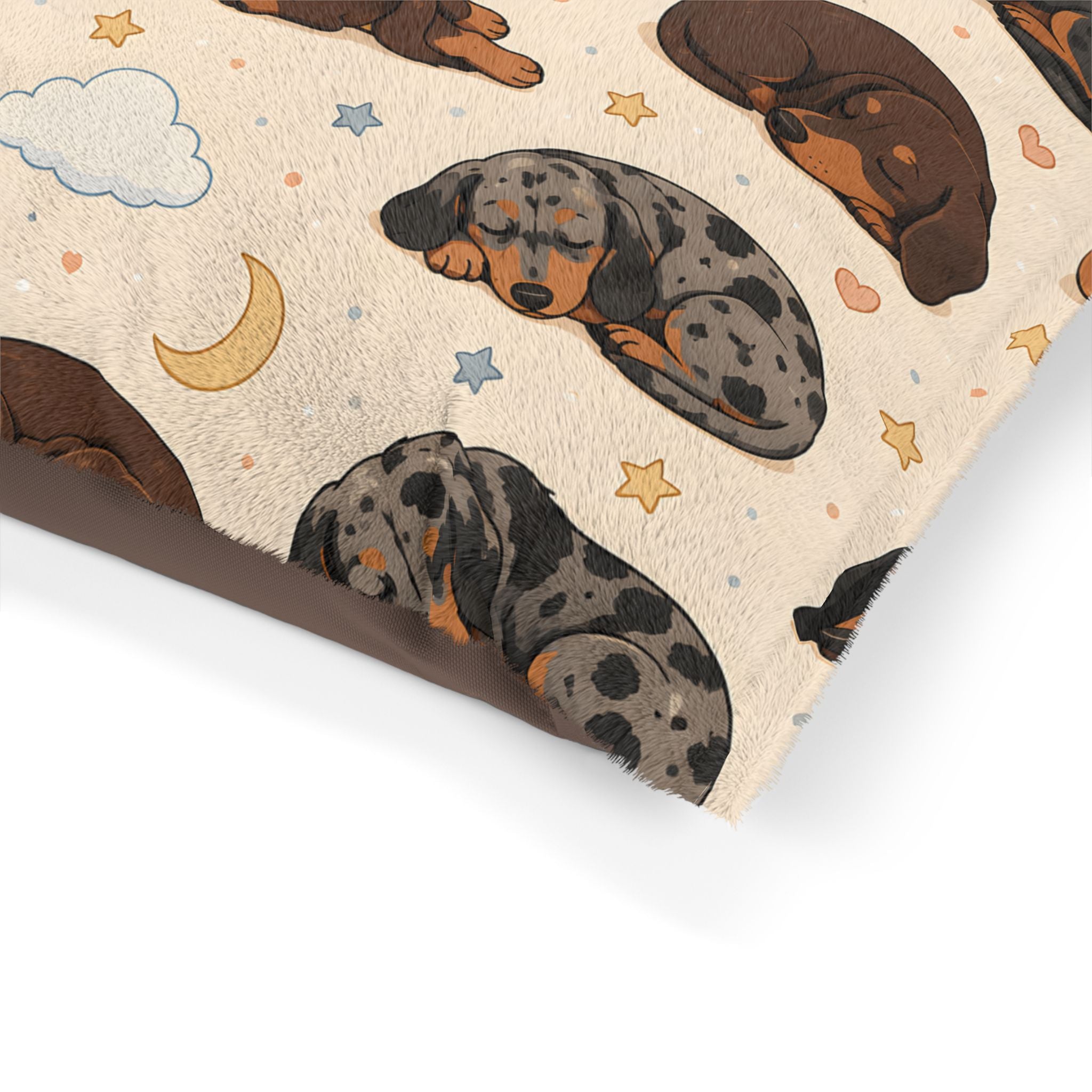 Sleeping Short Hair Dachshunds Dog Bed