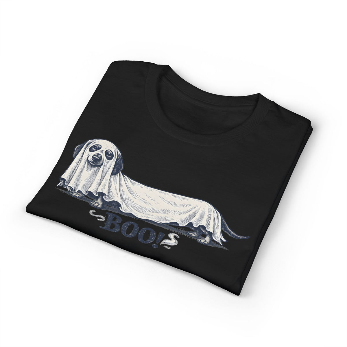 Long Dachshund Ghost Boo T-Shirt
