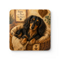 Cozy Long Hair Corkwood Coaster Set
