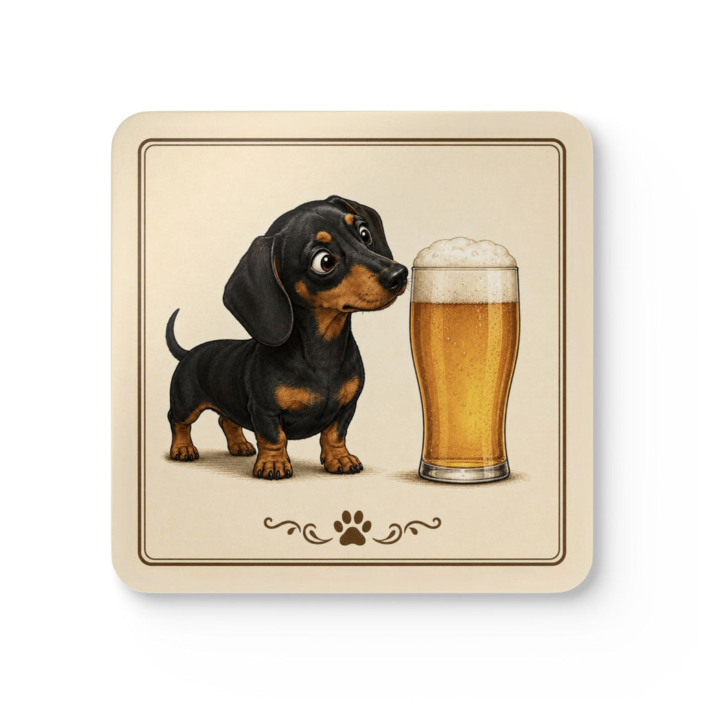 Curious Beverage Corkwood Coaster Set