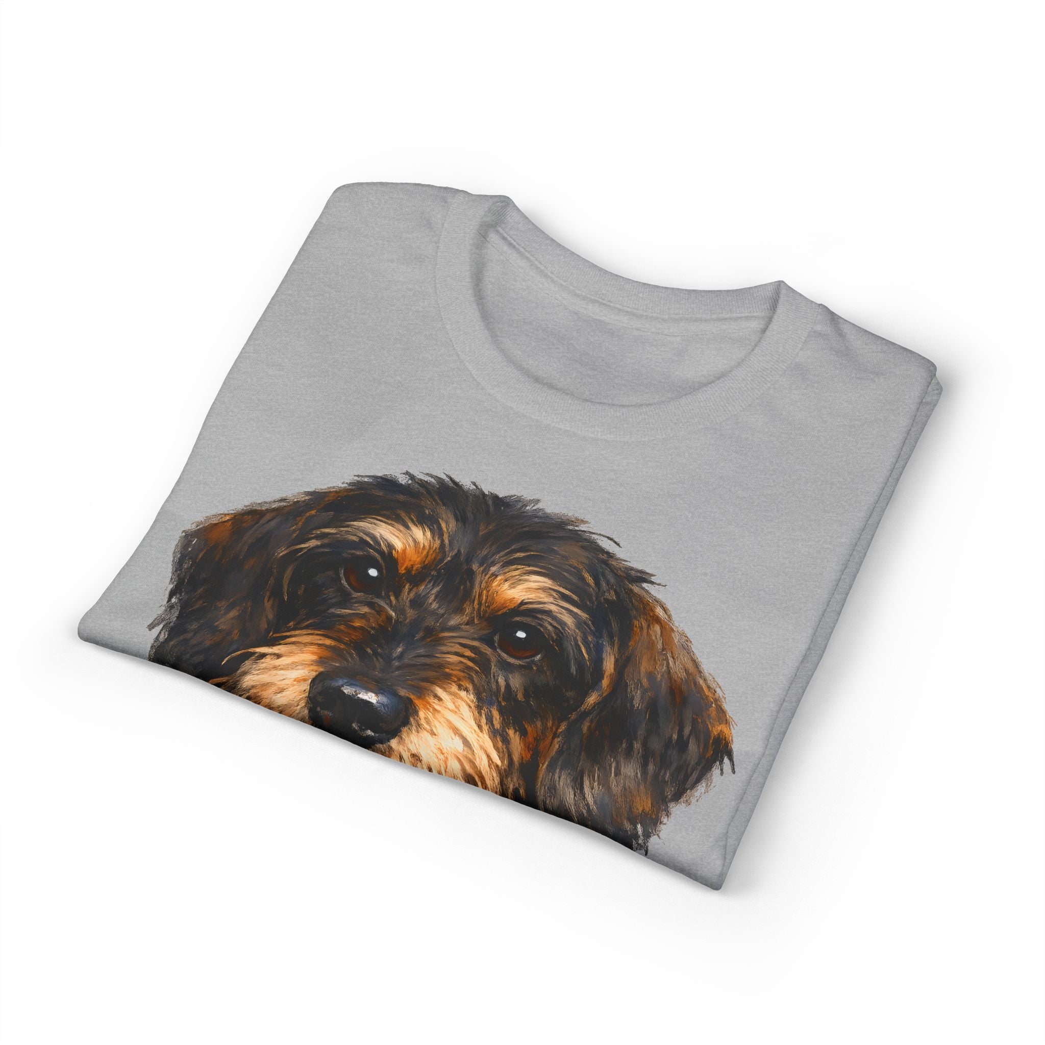 Wire Hair Dachshund Face T-Shirt