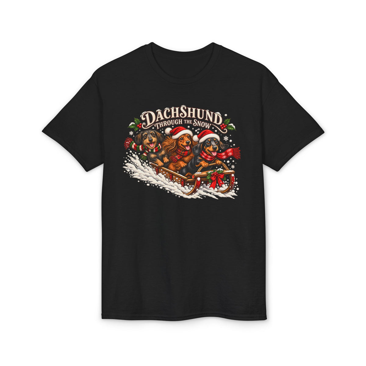 Dachshund Through The Snow T-Shirt