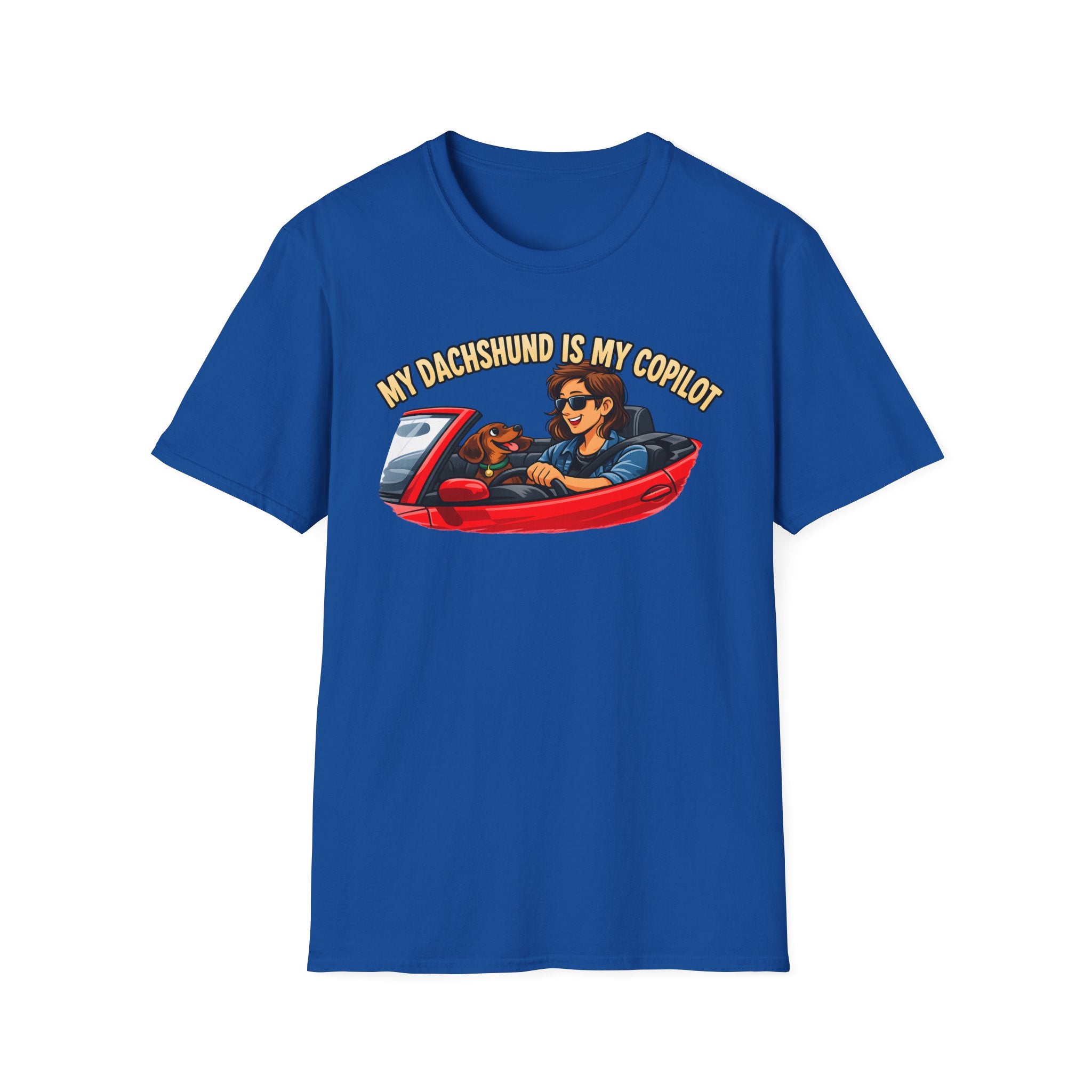My Dachshund Is My Copilot Women's T-Shirt