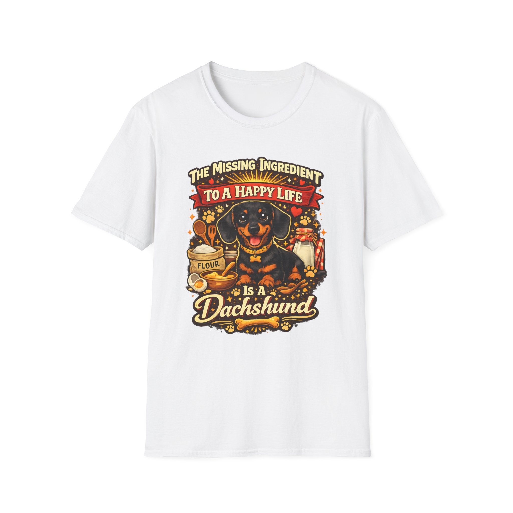 The Missing Ingredient To A Happy Life Is A Dachshund T-Shirt