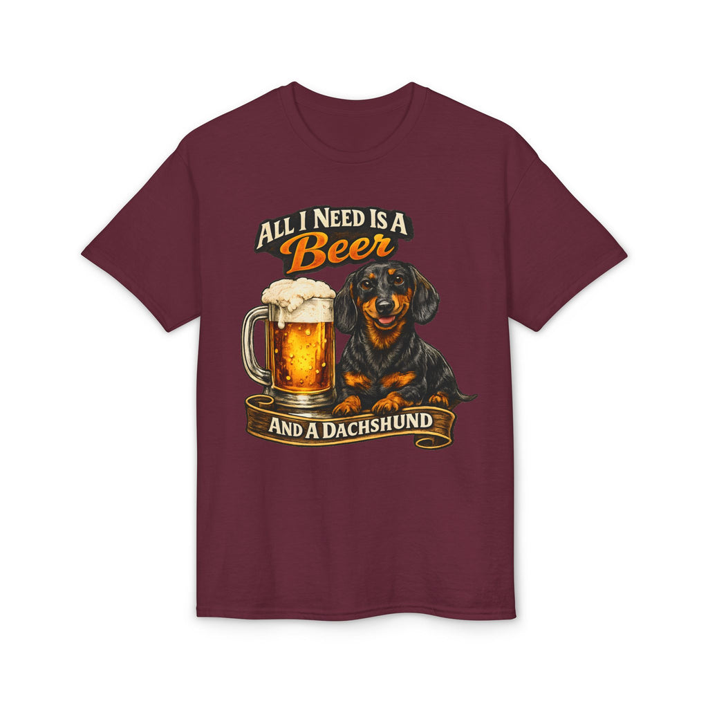 All I Need Is A Beer And A Dachshund T-Shirt