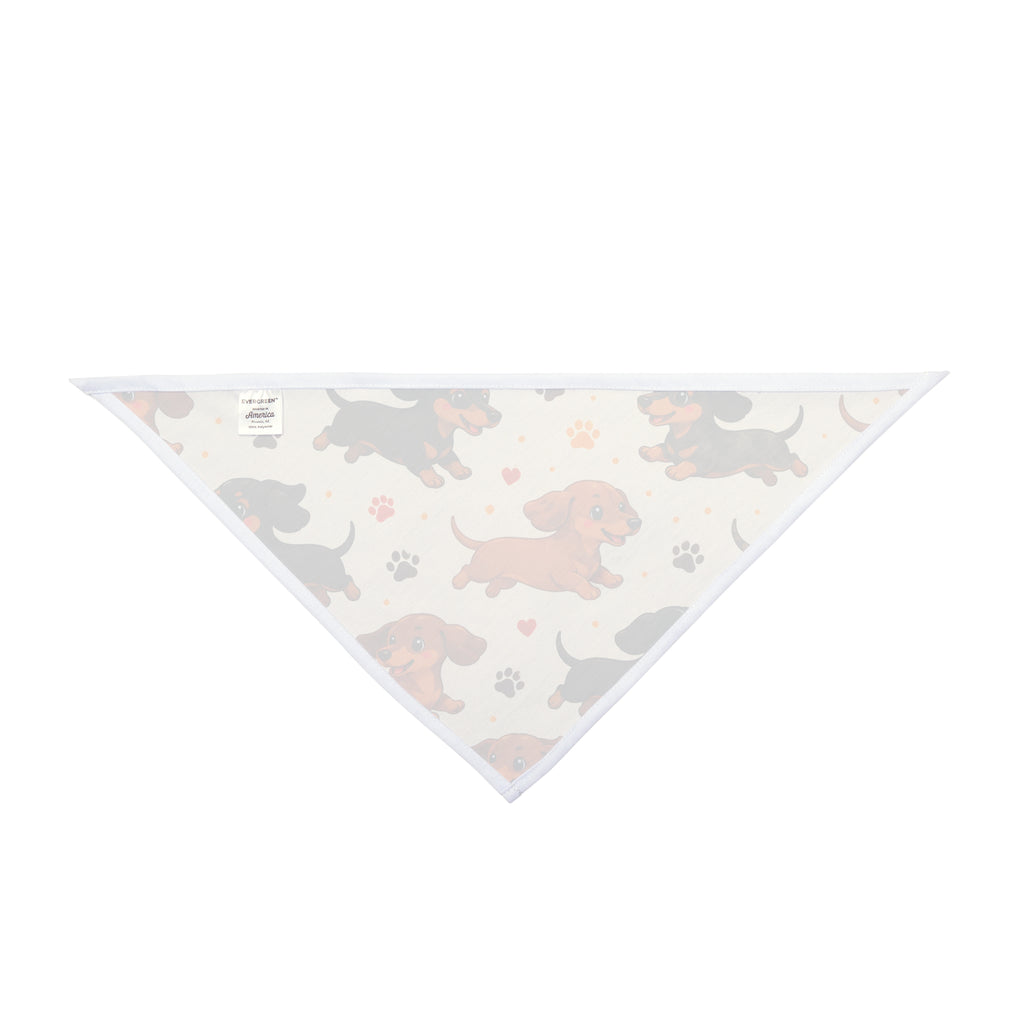 Short Hair Dachshunds Running Dog Bandana