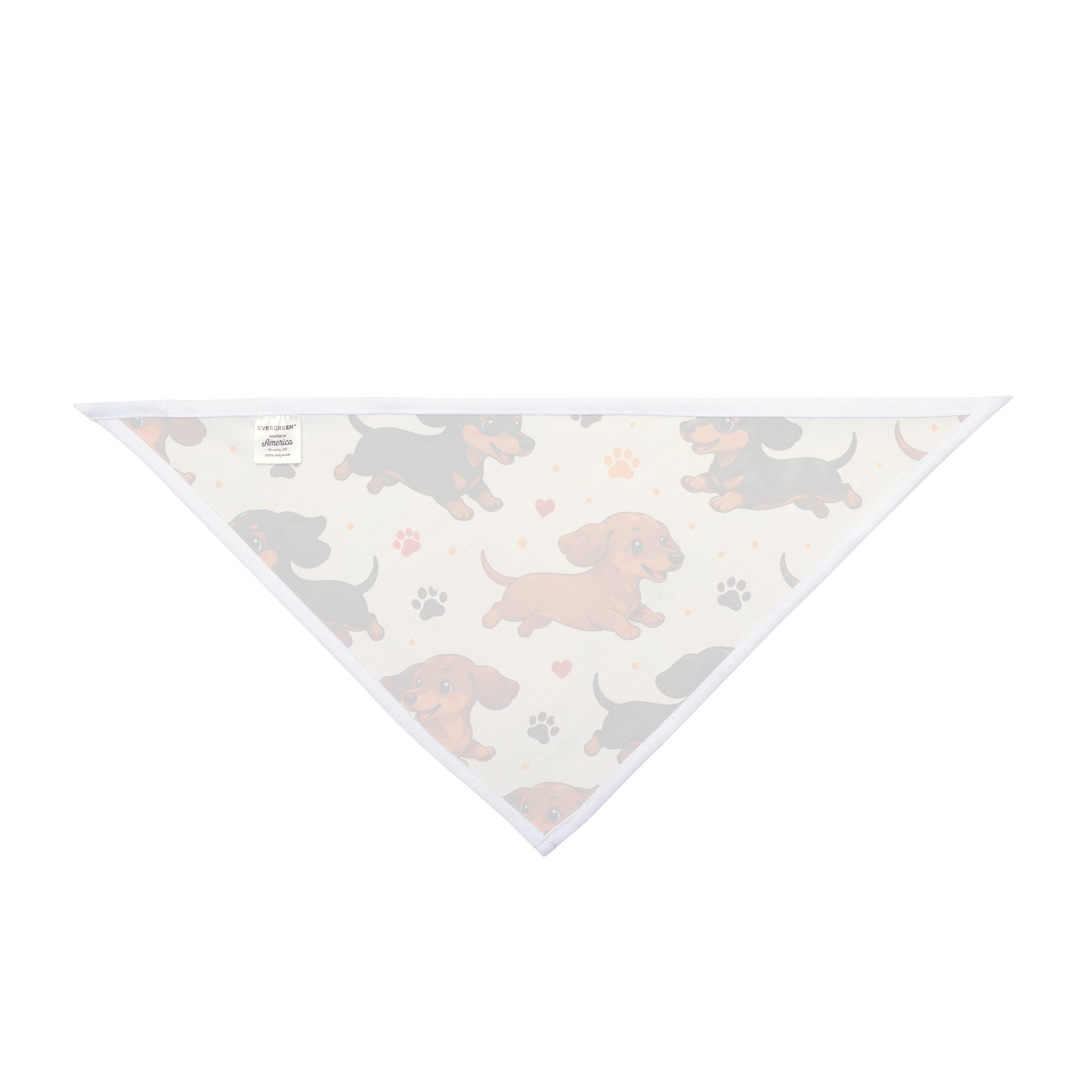 Short Hair Dachshunds Running Dog Bandana