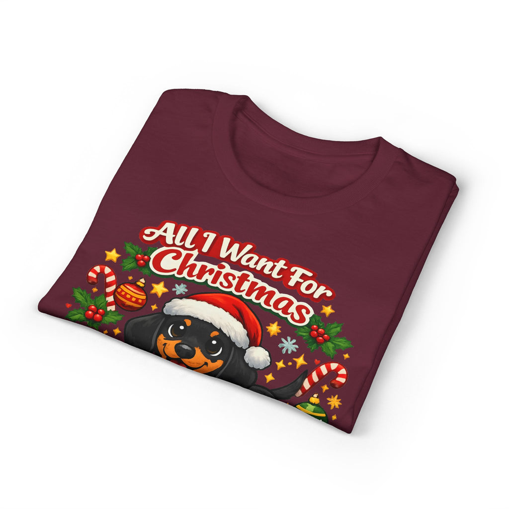 All I Want For Christmas Is A Weiner Dog T-Shirt
