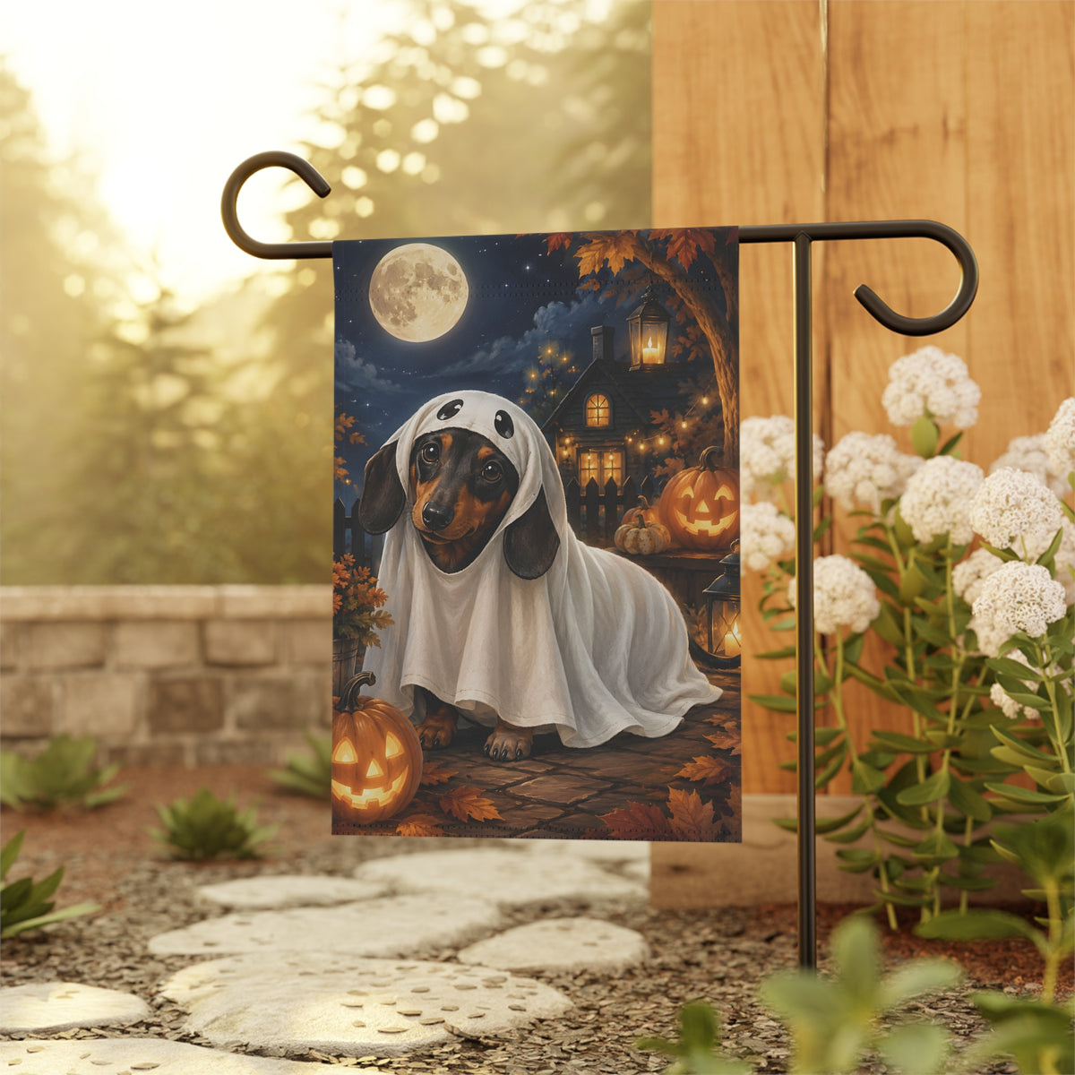 Weenie Ghost Garden Flag