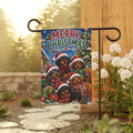 Merry Christmas Dachshunds Outside With Presents Garden Flag