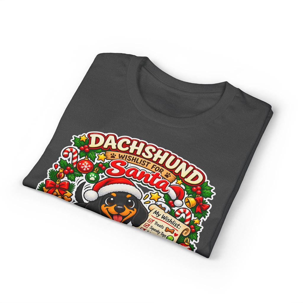 Dachshund Wishlist For Santa T-Shirt
