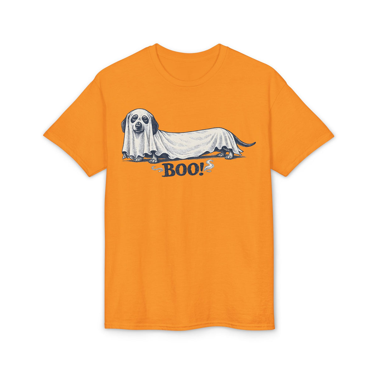 Long Dachshund Ghost Boo T-Shirt