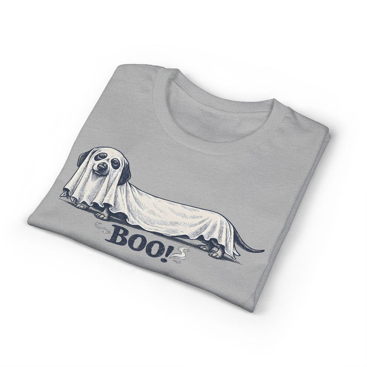 Long Dachshund Ghost Boo T-Shirt