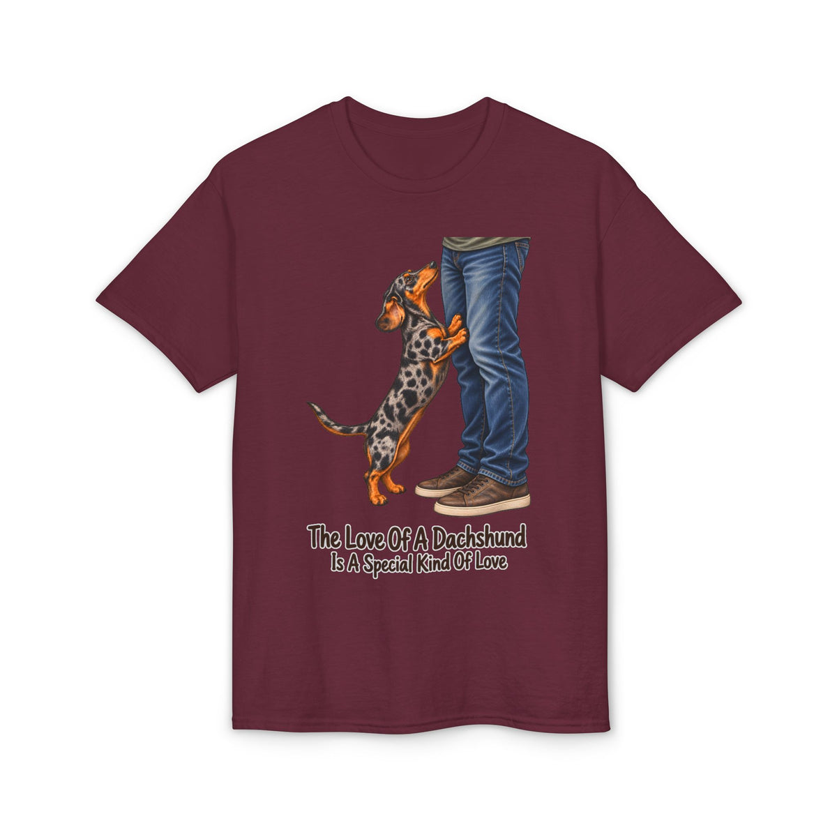 The Love Of A Dachshund Is A Special Kind Of Love Dapple Men's T-Shirt