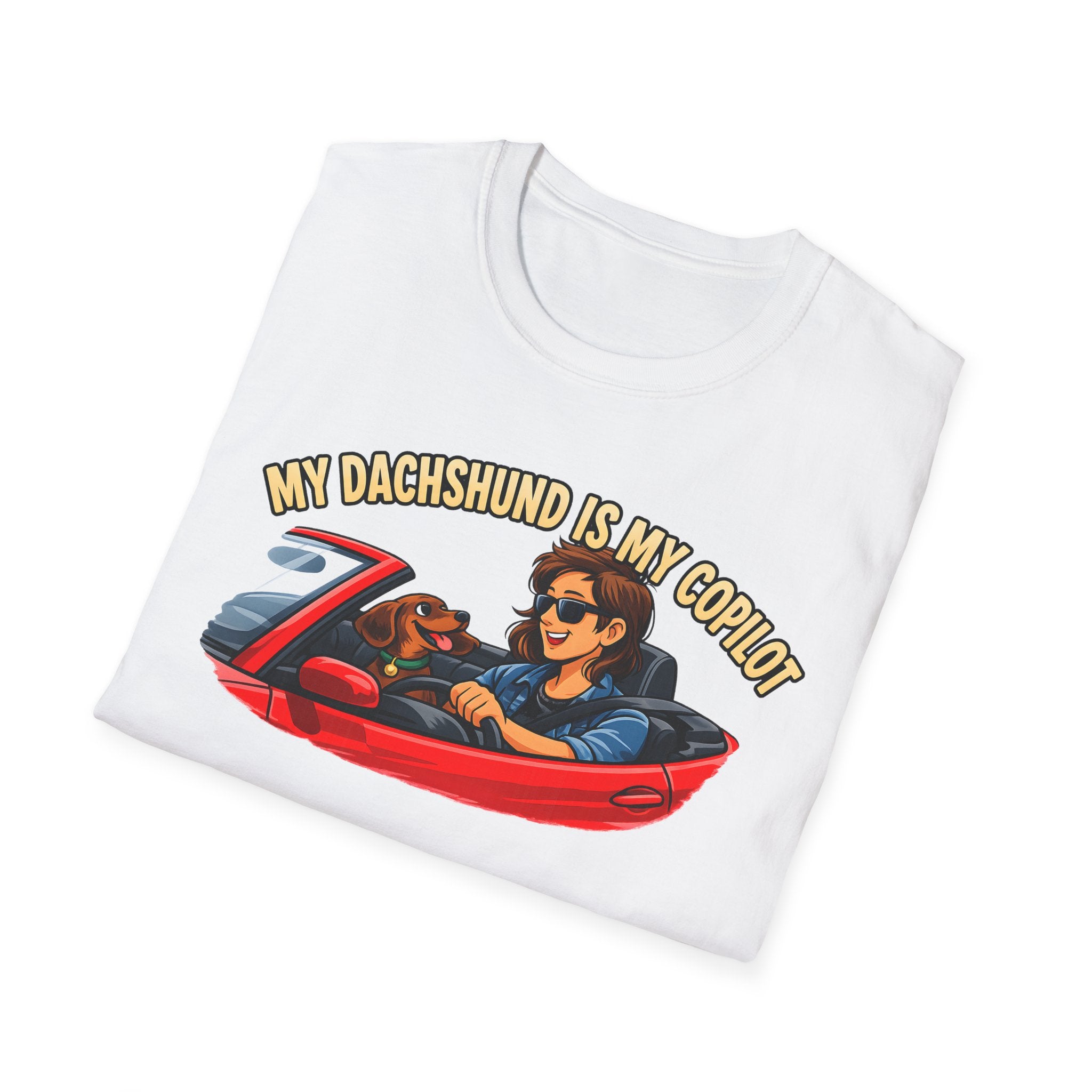 My Dachshund Is My Copilot Women's T-Shirt
