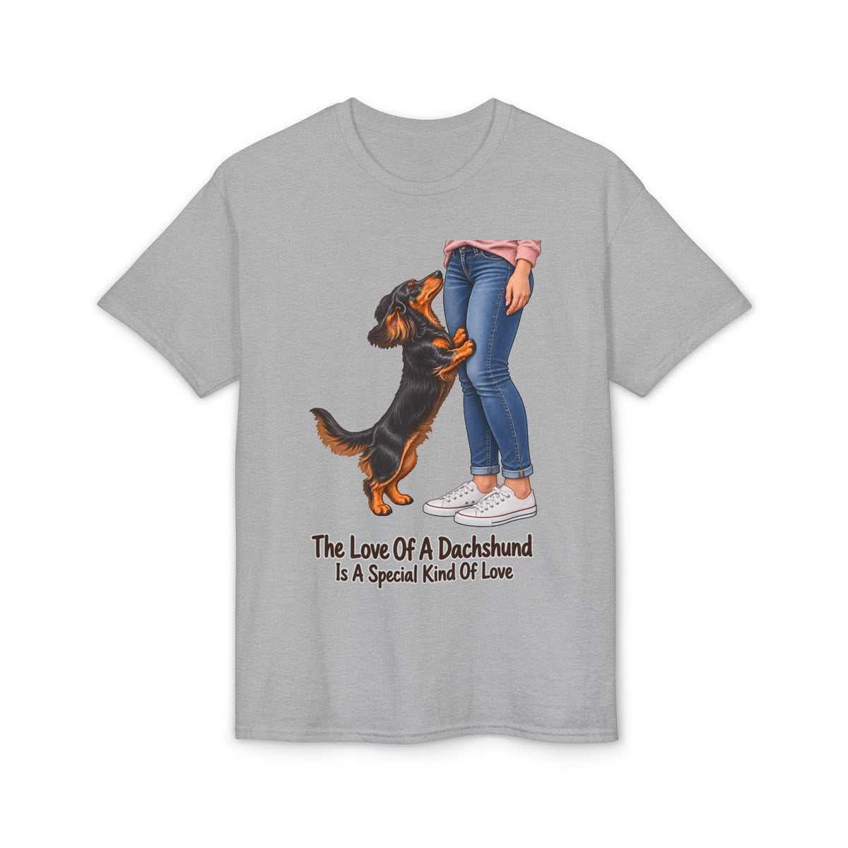 The Love Of A Dachshund Is A Special Kind Of Love Long Hair Women's T-Shirt