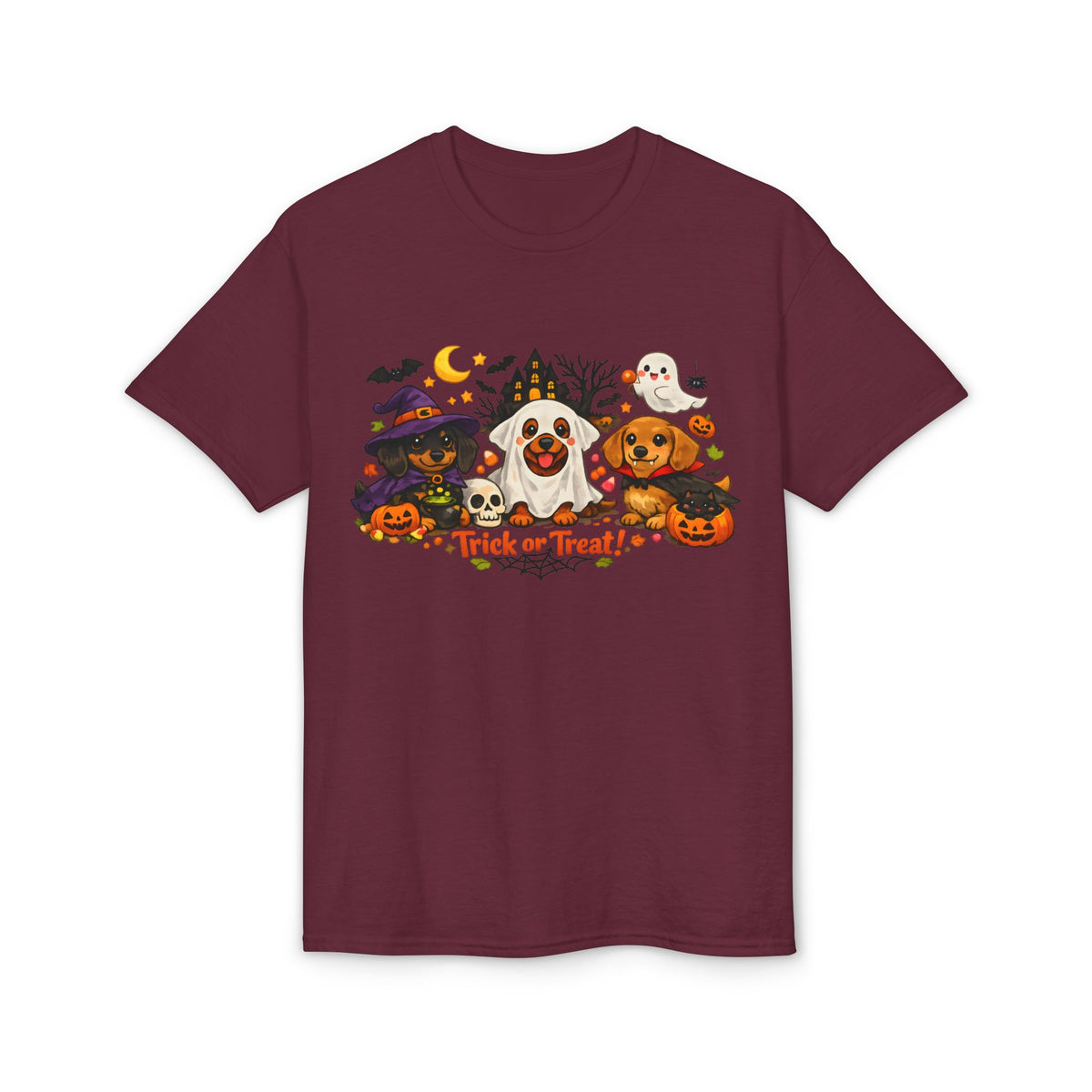 Trick Or Treat Dachshunds In Costume T-Shirt