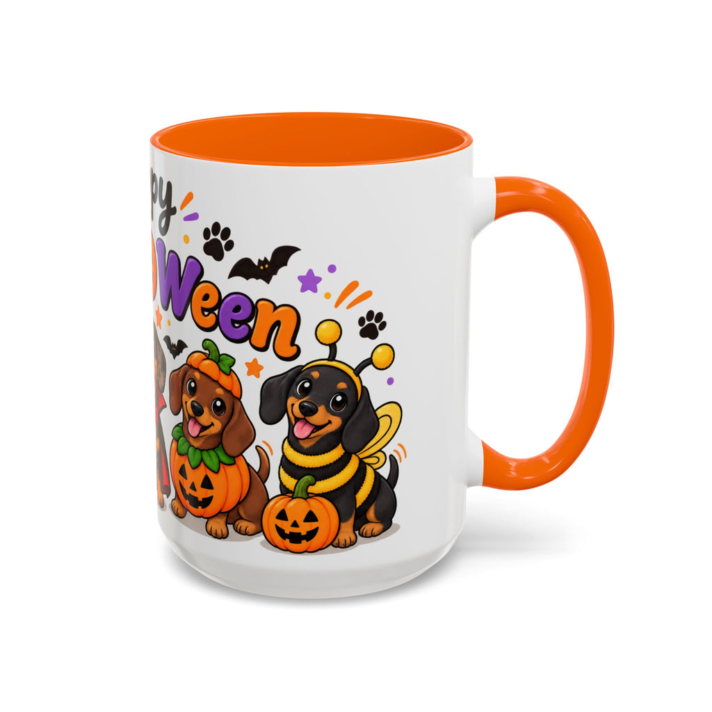 Happy Howl O Ween Accent Coffee Mug