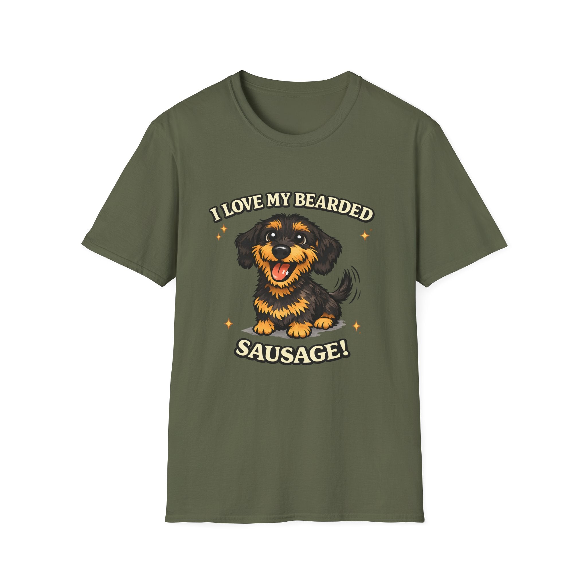 I Love My Bearded Sausage T-Shirt