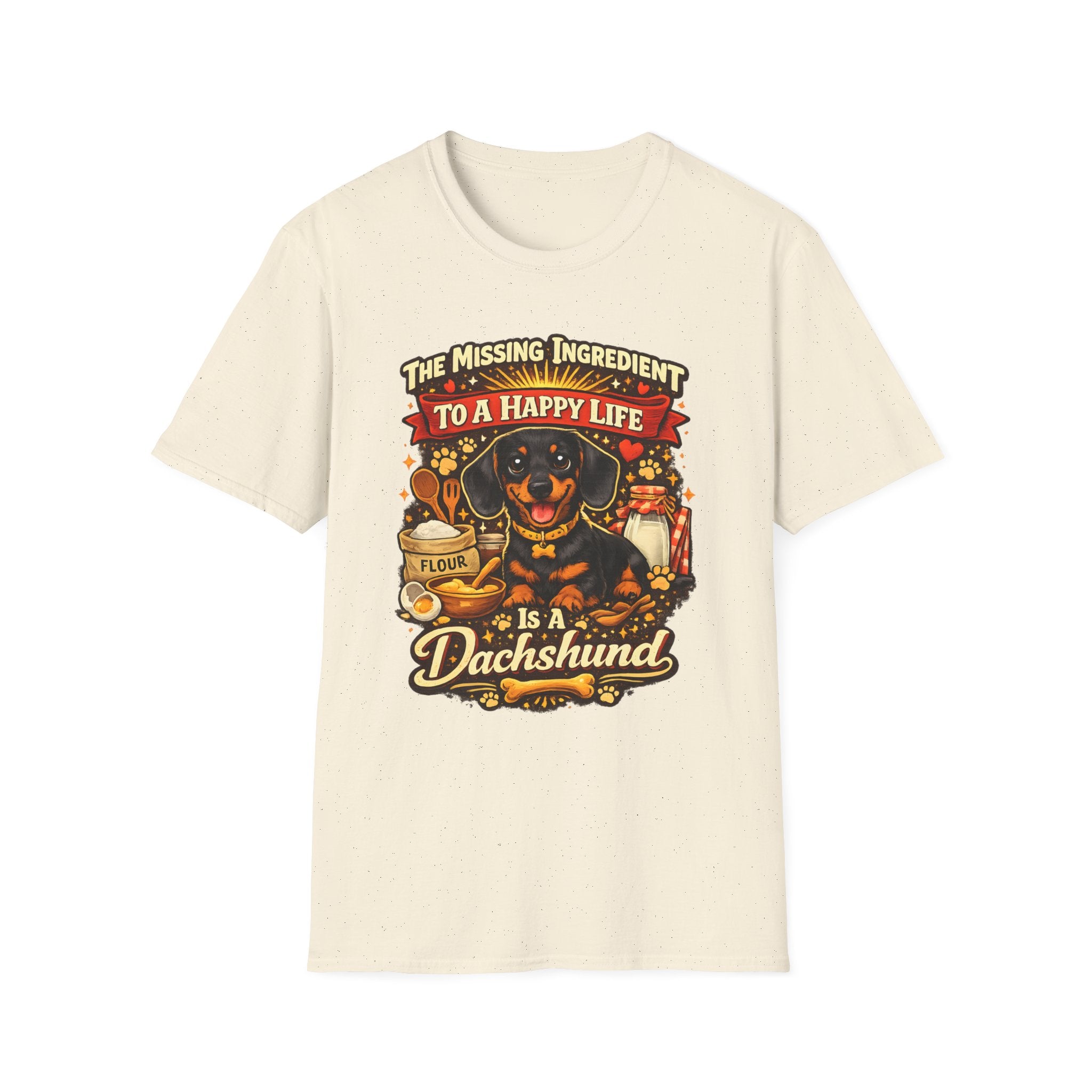 The Missing Ingredient To A Happy Life Is A Dachshund T-Shirt