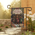 Merry Christmas Dachshund Trio Garden Flag