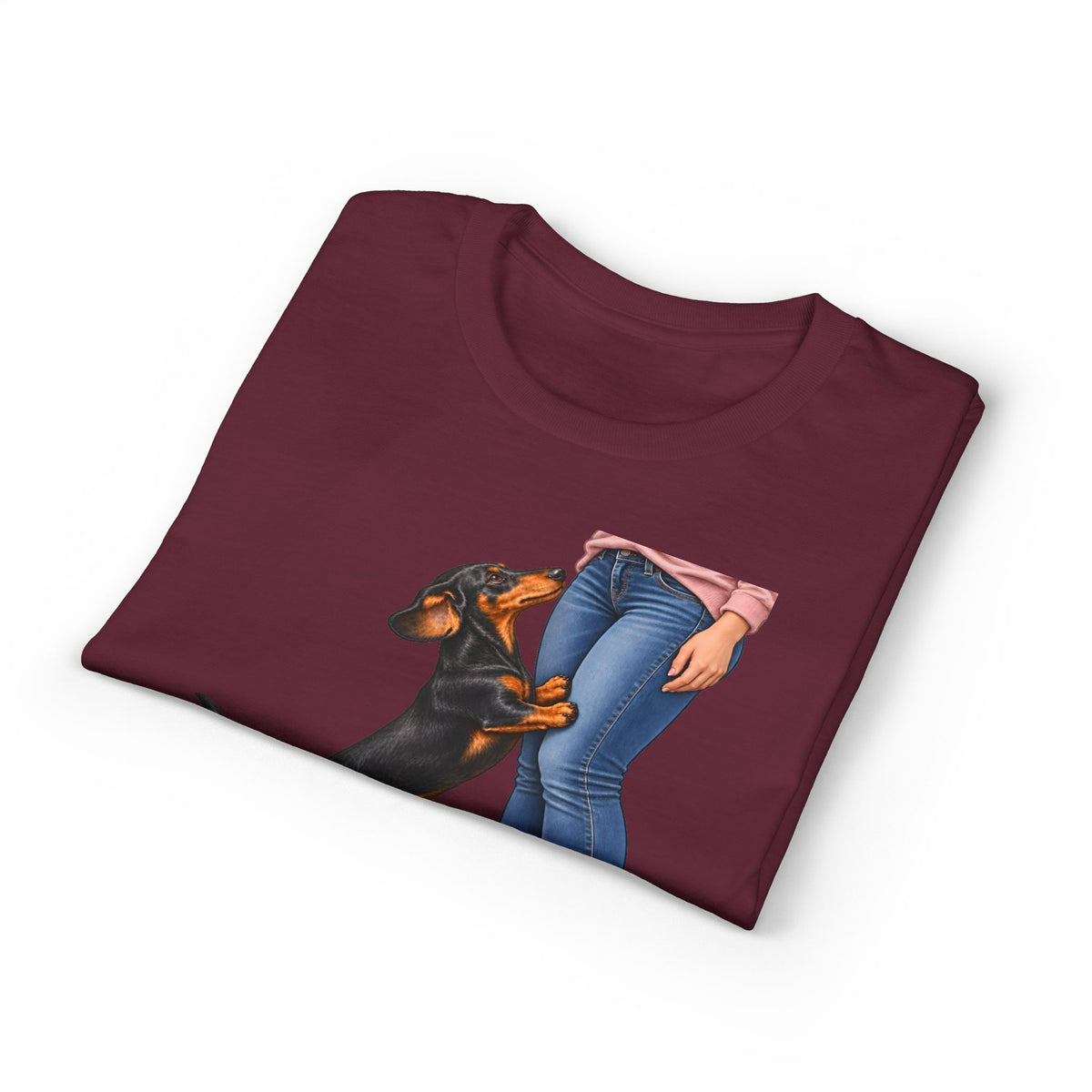 The Love Of A Dachshund Is A Special Kind Of Love Short Hair Women's T-Shirt