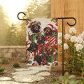 Dachshunds & Christmas Presents Garden Flag