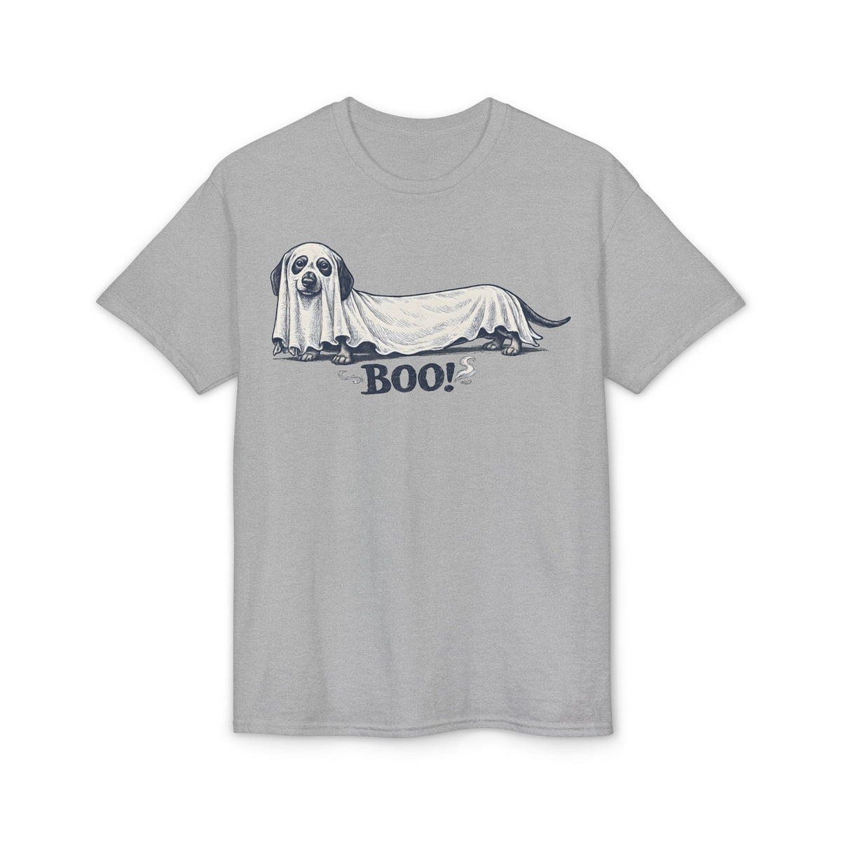 Long Dachshund Ghost Boo T-Shirt