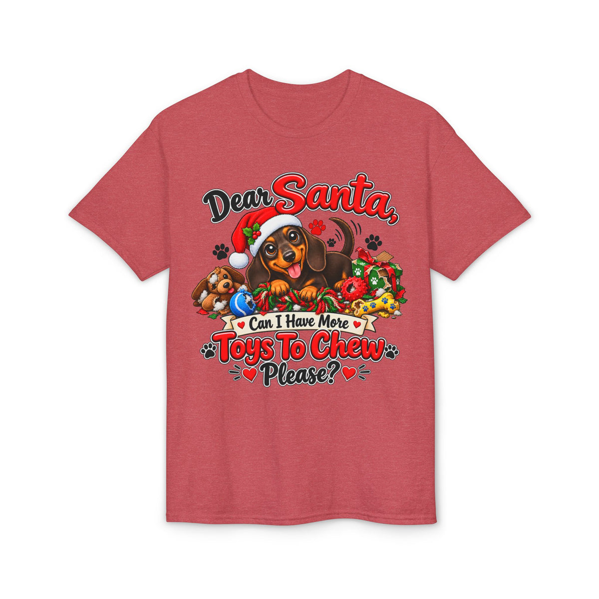 Dear Santa Can I Have More Toys To Chew Please T-Shirt