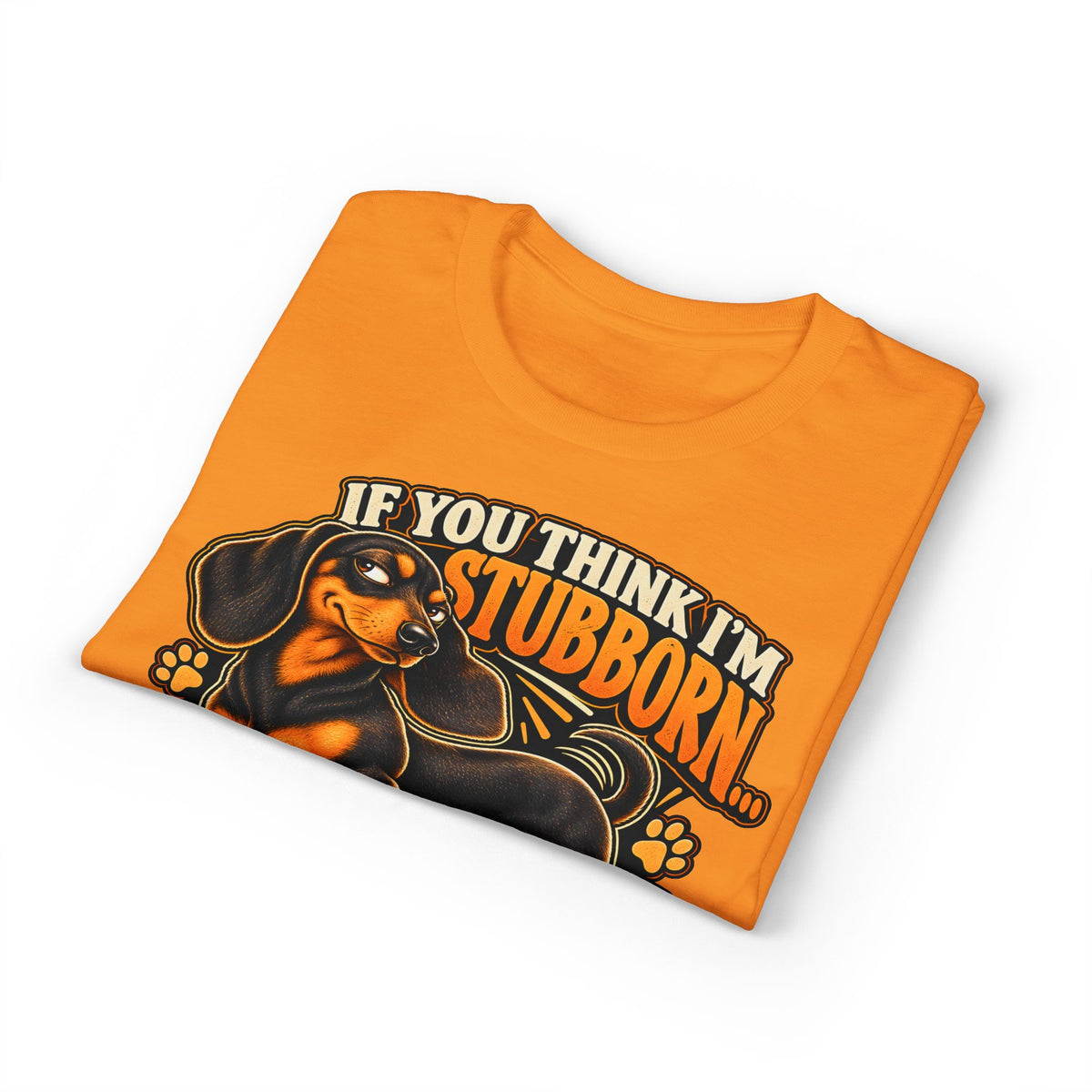 If You Think I'm Stubborn You Should Meet My Weiner Dog T-Shirt