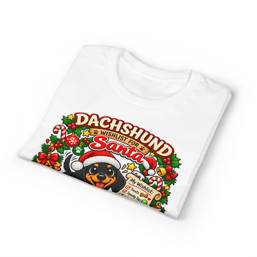 Dachshund Wishlist For Santa T-Shirt