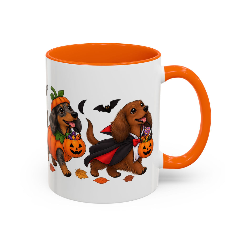 Dachshund Halloween Costume Parade Accent Coffee Mug