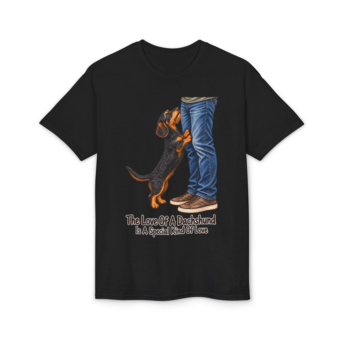 The Love Of A Dachshund Is A Special Kind Of Love Wire Hair Men's T-Shirt