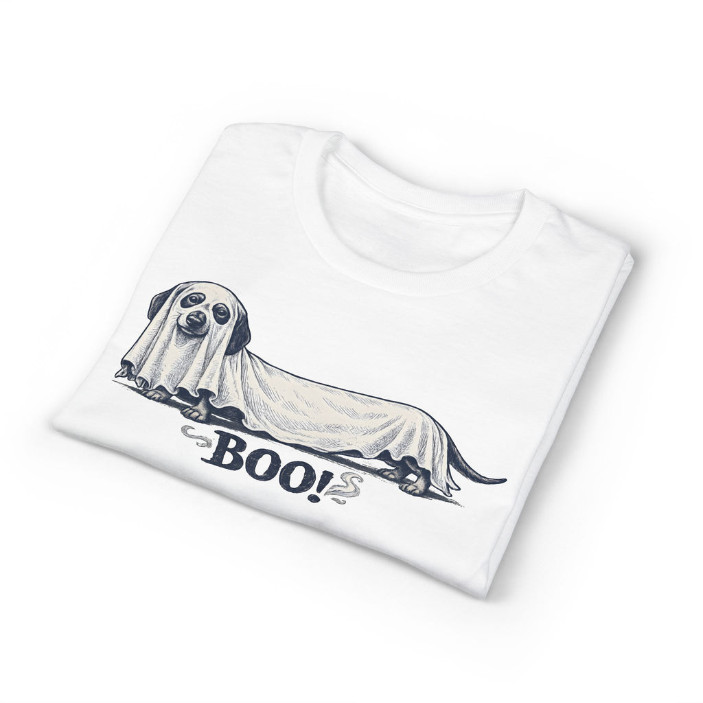 Long Dachshund Ghost Boo T-Shirt