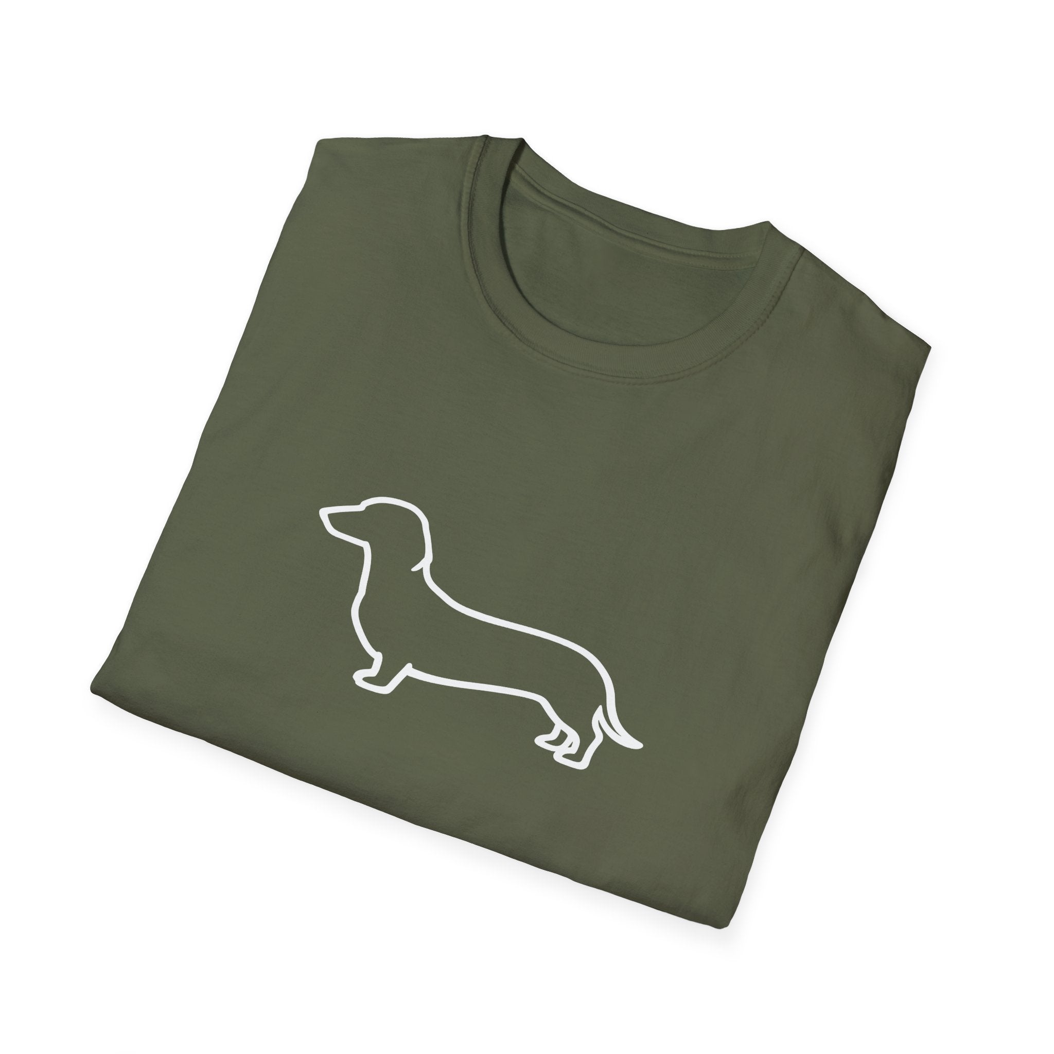 Short Hair Dachshund Silhouette T-Shirt