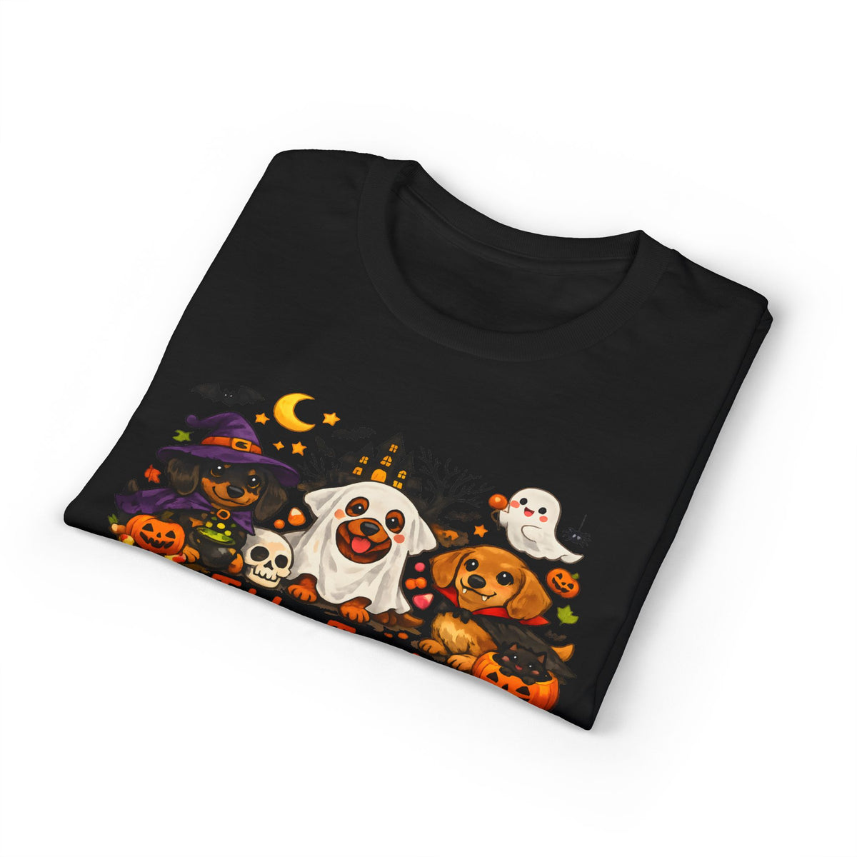 Trick Or Treat Dachshunds In Costume T-Shirt