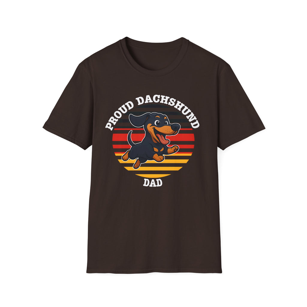 Proud Dachshund Dad Men's T-Shirt