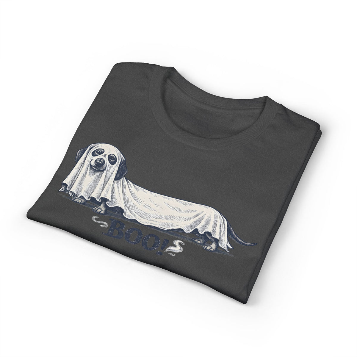 Long Dachshund Ghost Boo T-Shirt