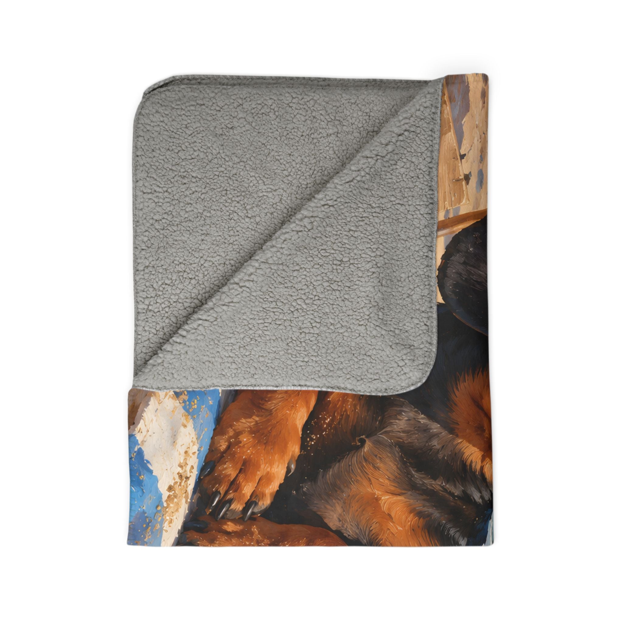 Lazy Beach Days Fleece Sherpa Blanket